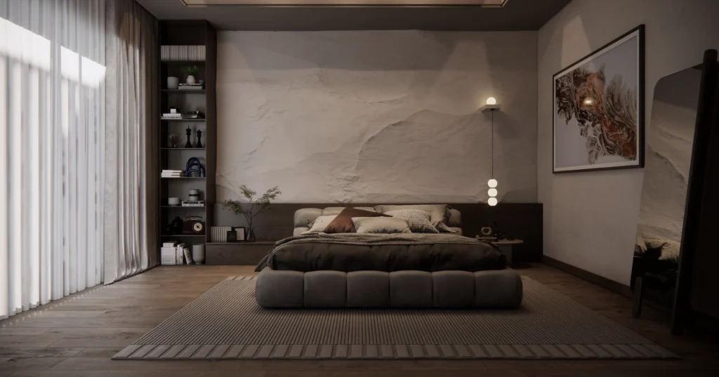 Arquiteta na Praia Brava e escritório de arquitetura de luxo especializado em design de interiores de luxo. Suíte master de alto padrão, quarto de casal e áreas de leitura com design contemporâneo. Projeto de arquitetura e design de interiores assinado pela arquiteta Kauana Cruz, fundadora da KRUZ Arquitetura, com atendimento também em Itajaí, Balneário Camboriú, Itapema, Governador Celso Ramos, Porto Belo, Jurerê, Florianópolis, Blumenau (SC), Curitiba, Pinhais (PR), Alphaville, São Paulo, Campinas (SP), Goiânia e Anápolis (GO).